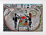 Farmers Market.    15 x 21