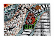 .Rollercoaster.  15 x 21