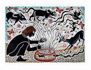 The Weaver of Life.    15 x 21
