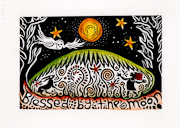Blessed By the Moon.  10 x 15